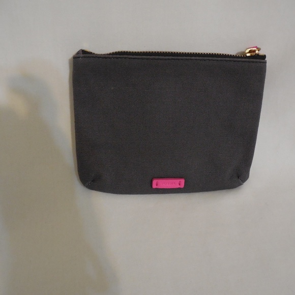 Fossil Handbags - Fossil Grey Canvas Zip Pouch